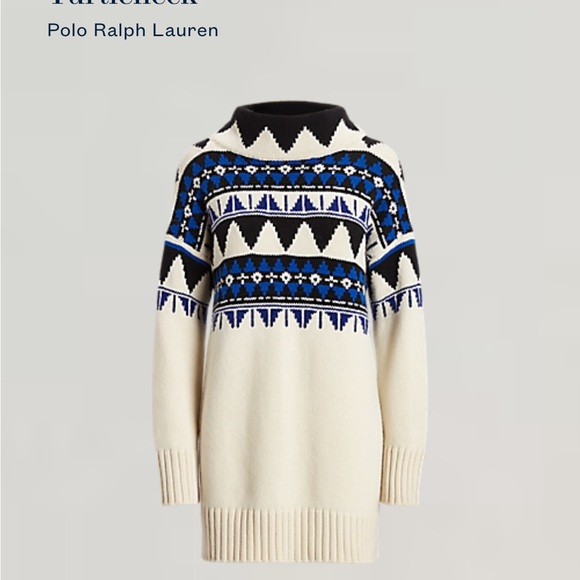 Polo Ralph Lauren Geo Motif Turtleneck Sweater - Picture 7 of 7